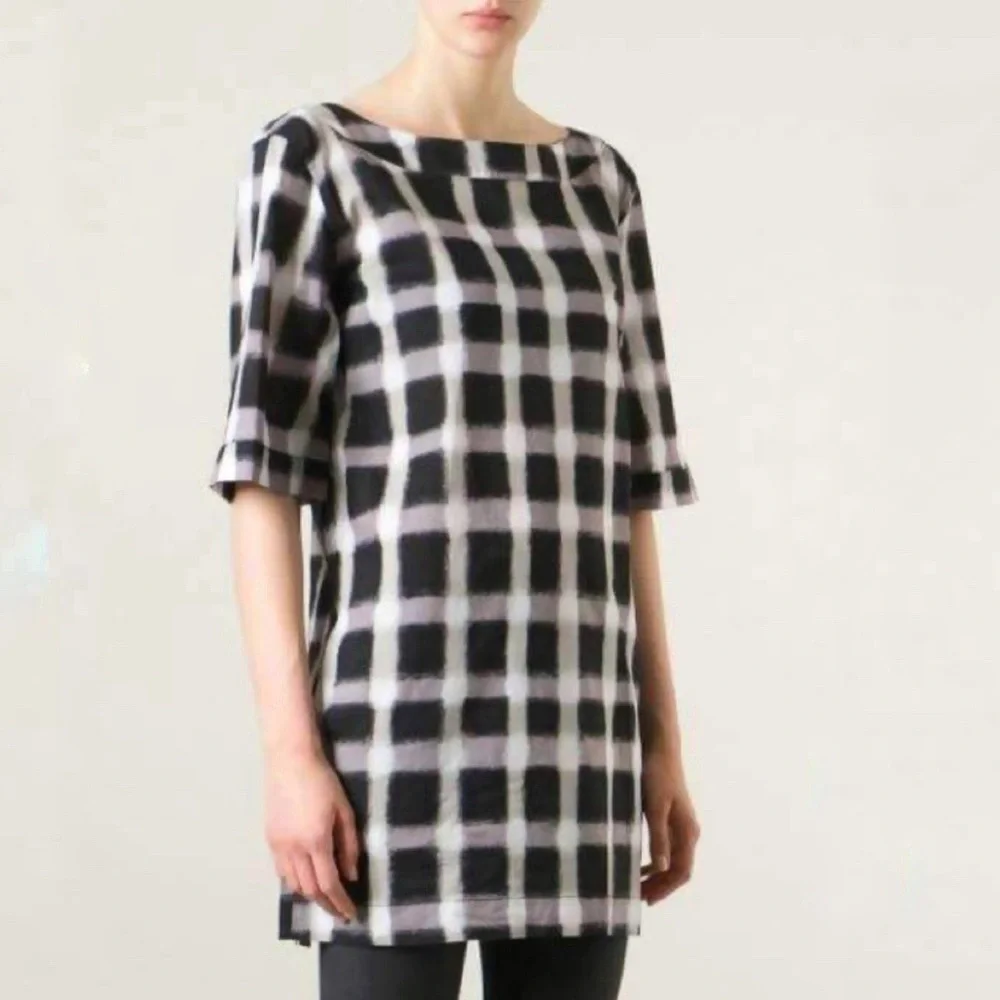 Marc by Marc Jacobs Swimwear Courtney Plaid Tunic Dress Beachy Mod Chic S NWT